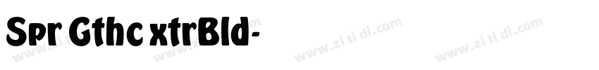 Spr Gthc xtrBld字体转换